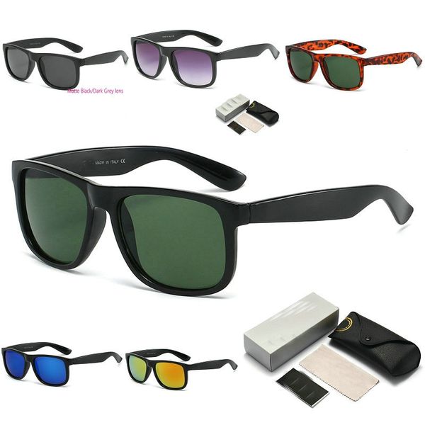 Rayes Bans 4165 Классическая бренда роскошные квадратные солнцезащитные очки мужчины ацетатная рама с лучами черными линзами солнечные очки для женщин UV400 Color Color с коробкой