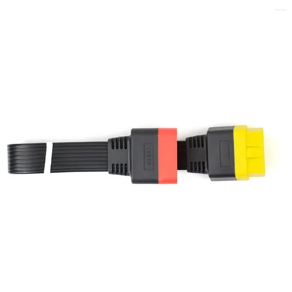 Cabo de extensão 36cm/60cm 16pin diagnóstico elm327 obd2 adaptador estendido alta qualidade16 pinos macho para conector fêmea