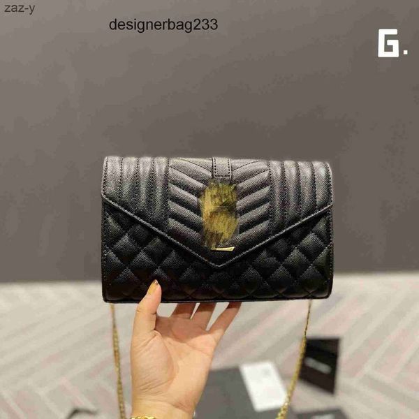 Kate Ins Designer Bag YSBAGE 2023 Руки Loulou Size Outlet Bags Плечо маленькое ароматное конверт цепи тополя GQDK