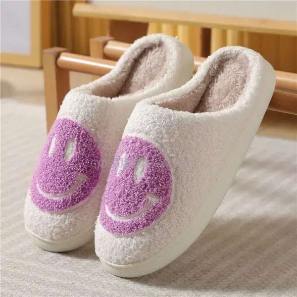 Smiley Face Slipper Hotlipers Homevune Plush Теплый антискет