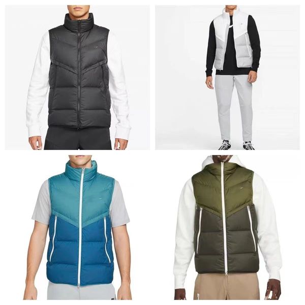 Estilo mensal esportivo sem mangas down jackets gilet gilet de inverno quente casacos espessados ​​homens varejo cistascoat cistas arredora de outono bober jacket couples parkas gilets