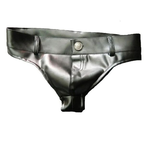 Külot erkek pu parlak sıcak t kasık yüksek kesim sevimli bikini kot pantolon şortlu Mikro Mini Kısa Seksi Culb Gay Wear F38 C19031601