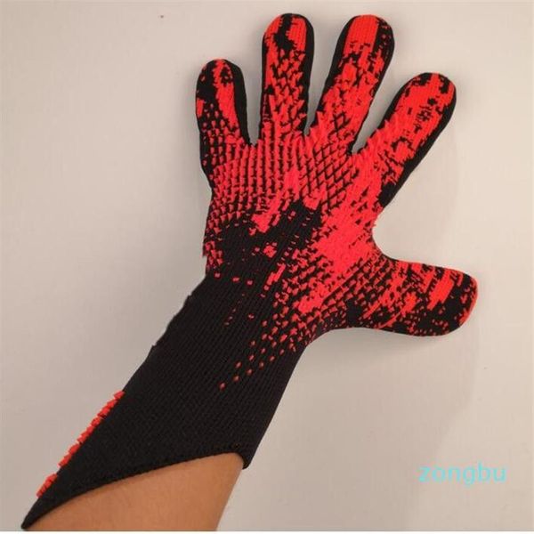 Новинка 2021 года, вратарские перчатки с ремешком на запястье, профессиональные футбольные противоскользящие латексные перчатки Sports242H