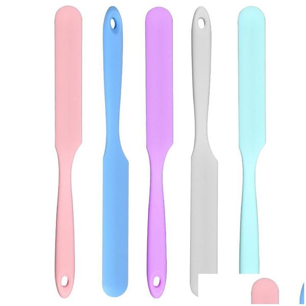 Outros Sile Stir Sticks Kit Ferramentas de Jóias Resina Picolé Spata Raspador para Misturar Tinta de Cera Epoxy DIY Artesanato Drop Delivery Je Dhgarden Dhm8f