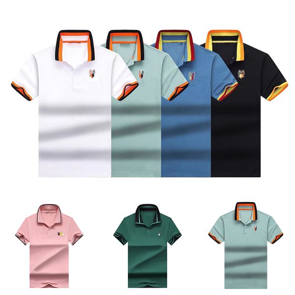T-Shirts Psychoo Kaninchen Polo Shirt Amerikanische Designer T-Shirts Business Fashion Tees Männer Frauen USA High Street Polos Schädel Kanäle T-Shirt T-Shirt