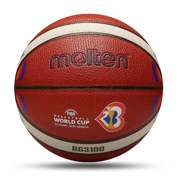 Molten Original Basketballball, Größe 765, hochwertiges PU, verschleißfest, für Spieltraining, Outdoor, Innenbereich, Herren, Basketball, Topu 231220