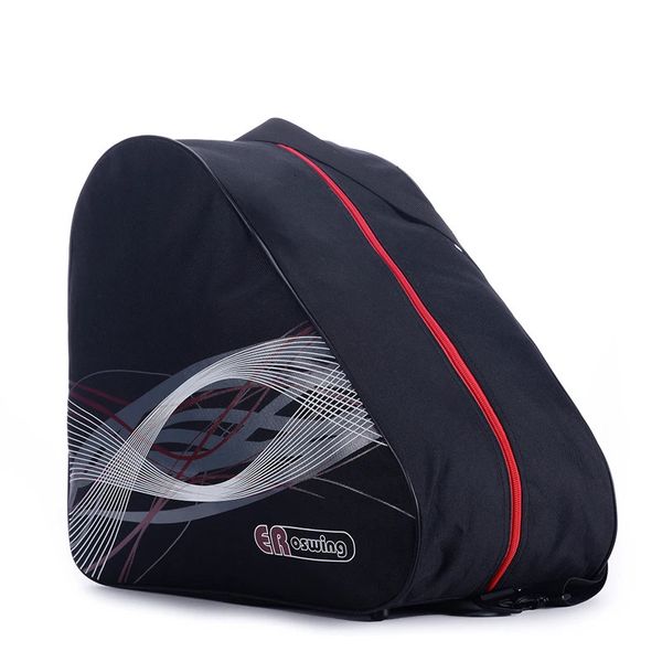 BIG Borsa per scarponi da sci per sci di ghiaccio spesso Borsa per casco da skate Borsa portatile per racchette da neve a spalla antiscivolo per accessori per snowboard Nero 231220