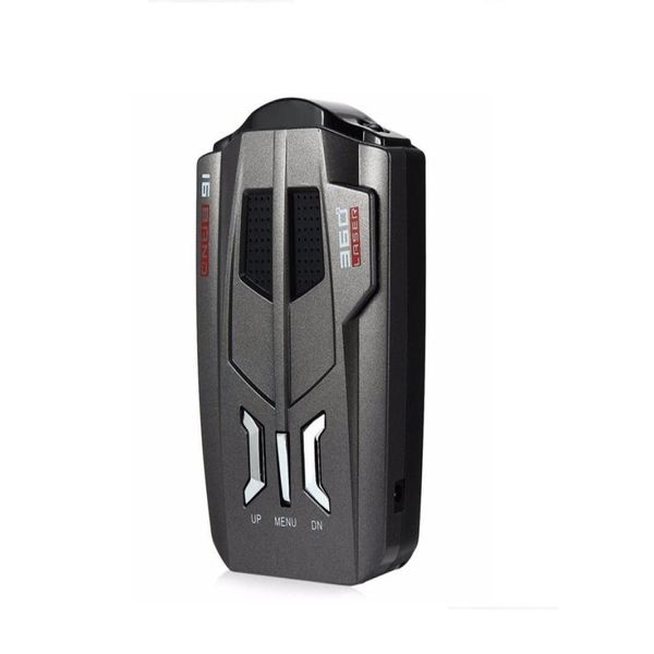 Detectores a laser V9 Alerta de voz do detector de carros de carro Aviso 16 banda LED Display Inglês / russo Versão Radar-Detector Tool9419011 DR DH7FK