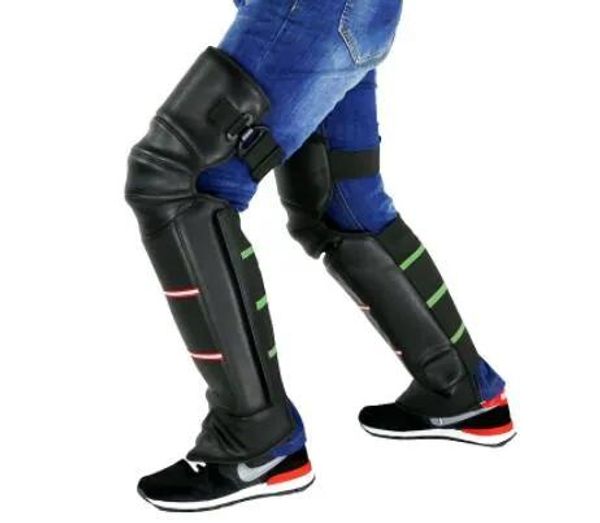 Rüstungsmotorrad warme Kneepad -Beine wärmere Motorrad -Reitreiten Schützende Knieschalter winddichtem Winter Leder wasserdicht 2pcs/Los