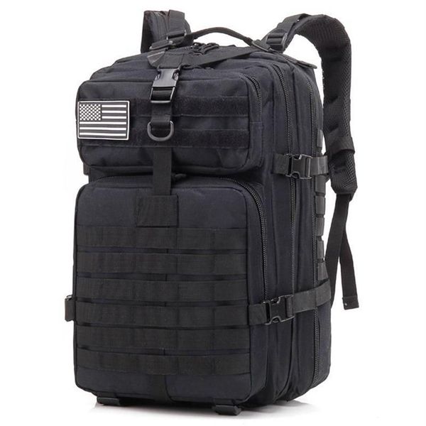 Designer-icon 34l Tactical Assault Pack Backpack Exército Molle Bug à prova d'água Bag Small Rucksack para camping ao ar livre Hunti210a