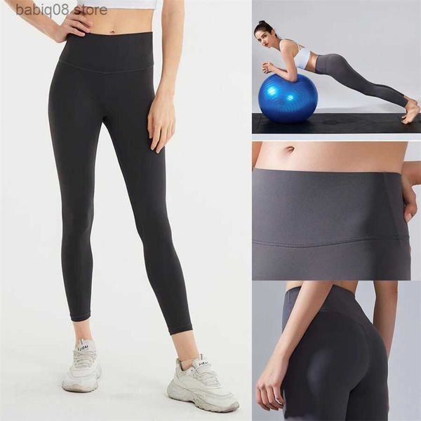 Yoga Outfit ll Yoga SoftStreme Pants Split-Hem Longs Leggings Leggings Alta cintura Soft Fabric Straigh