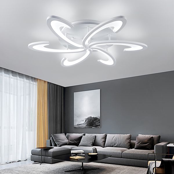 Lustre de lustre de acrílico moderno, quarto interno da sala de estar escurecendo luminárias de cozinha de prafond luminárias pendentes lustres leves decoração