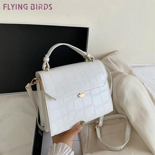 Bolsas de ombro Voador Pássaro Patente Crossbody White For Women 2021 Bolsa de bolsa de bolsa PU PU Hand Ladies Designer Evening249s