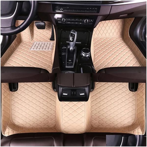 Altri accessori interni personalizzano la creazione di tappetini per pavimenti per auto per il camioncino SUV Berlina al 95% Fl erage uomini donne Donne Cinetto protezione in pelle P dhiaz
