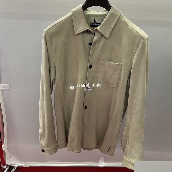 Jackets de jaquetas masculinas Jaquetas Spring Kiton Suede Khaki Casual Casual Drop Dated Apparel Roupas masculinas Casacos de roupas masculinas Dh6ll