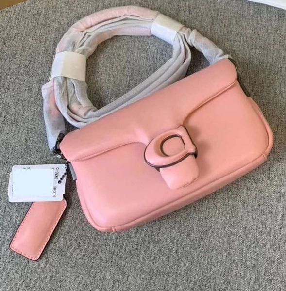 Tasarımcı Çanta Yastığı Toybu Omuz Crossbody Luxurys Fashion Orijinal Deri Kadınlar Çapraz Vücut Çantalar Yumuşak Deri Çantalar TOOTS CC596