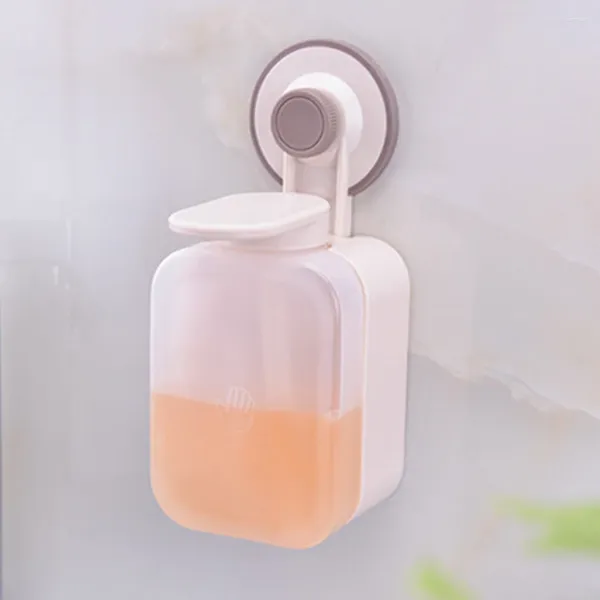 Dispenser di sapone liquido Pompa a ventosa per lavaggio viso Dispenser manuali schiumogeni a parete