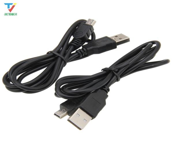 1m de carga de carga Mini USB 20 A Male to Mini 5 pinos B Adaptador para MP3 MP4 Player Câmera Digital Phone High Quality1190394