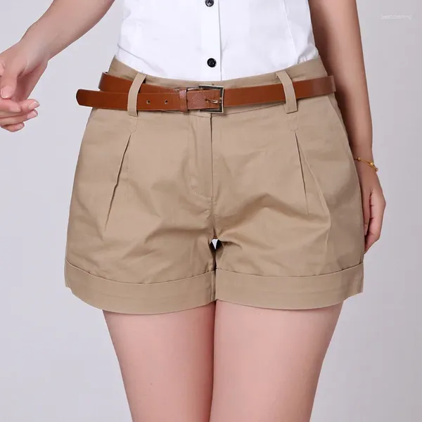 Frauenshorts Sommerstil Damen lose Kleidung Baumwolle Freizeit Kurzhose Jeans weiße Khaki Sexy Frau