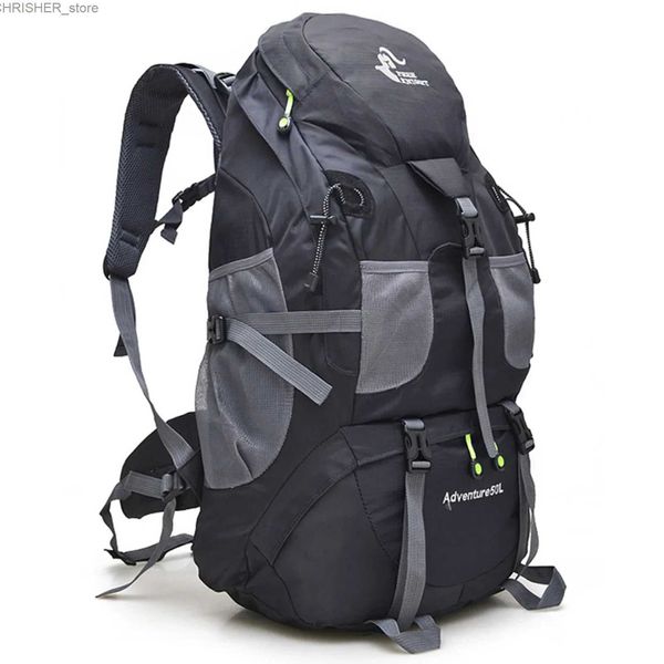 Bolsas ao ar livre Knight 50l Caminhando Backpack Backping Backpack Daypack para mochila Trekking Climbingl231222