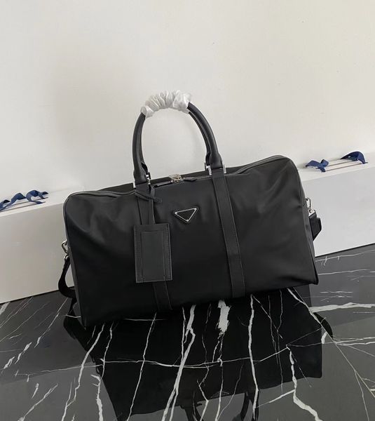 Bolsa de bagagem de designers famosa, bolsa de viagem, clássico preto e moda nova bolsa grande de alta capacidade, impermeável e resistente a desgaste universal para homens e mulheres