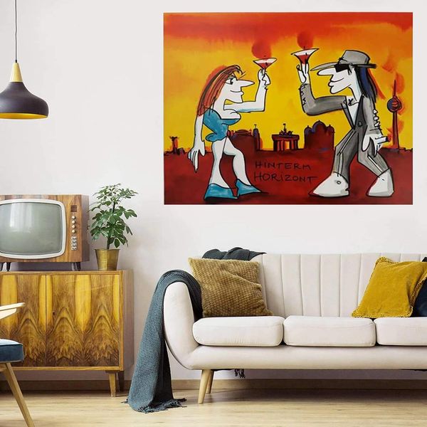 Gemälde Hinterm Horizont riesige Ölgemälde auf Leinwand Wohnkultur Handwerk /HD -Druck Wandkunst Bilder Anpassung ist akzeptabel 2106112