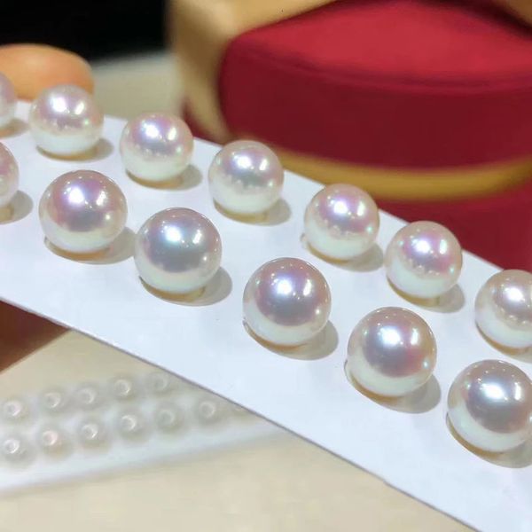 Perle sciolte di prezzo all'ingrosso della fabbrica della perla Akoya d'acqua dolce naturale della Cina 2A 240108