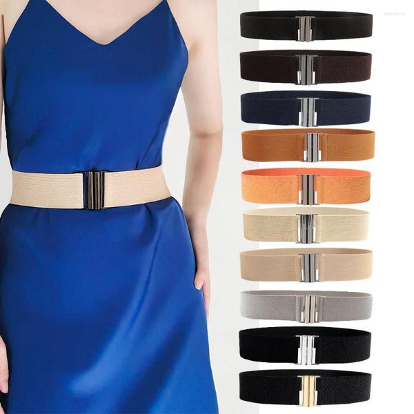 Gürtel Fashion Elastic Wide Gürtelkleid Anzug Dekoration Schwarzes Korsett für Frauen Luxus Ladies Taillengürtel Designer Marke