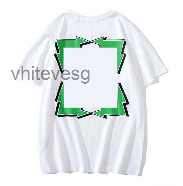 Loose Summer Tshirt Herren Womens Designeroff T -Shirts Tees Tops Mann Casual Hemd Luxurys Kleidung Streetwear Shorts Ärmel Polos T -Shirts Größe SX White Bl 4ty8