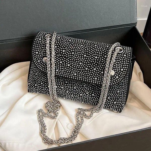 Sagni a tracolla Diamond Small Bag Fashion Party One-Shoulder Diagonal Square per designer di donne piene di ascelle