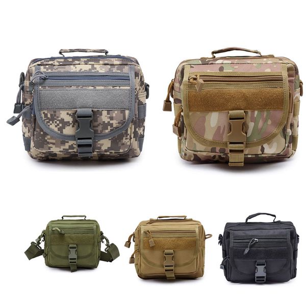 Ombro tático Small bolsa de esportes ao ar livre para caminhada Sling Sling Pack Camouflage Kit Bag Versipack No11-247