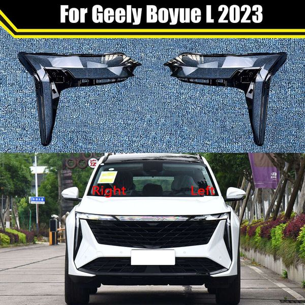Autoscheutzlampenleuchte Hülle für Geely Boyue L 2023 Auto vorne Scheinwerfer Objektiv Lampenschutz