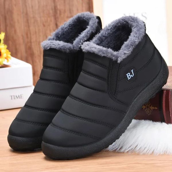 Stiefel Schneestiefel Frauen Fashion Ladies Schuhe auf Plattform Frauen Schuhe Fell -Knöchel Stiefel wasserdichte Punk Botas Mujer Winterschuhschuhe