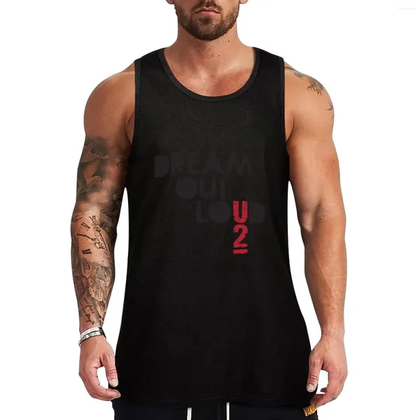 Herren-Tanktops träumen laut Laut Top Mens Gym Kleidung T-Shirts Mann Sommerweste