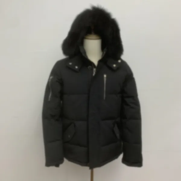 Inverno Uomo Donna Piumino Canada Giacche Cappotti per il tempo libero all'aperto Cappotto antivento Impermeabile Piumino a prova di neve Colla spessa Vera pelliccia di volpe Moosees Knuckles Jacket