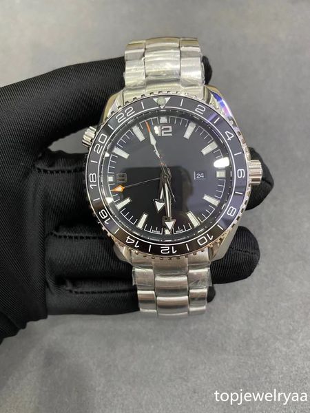 Relógios masculinos principais marcas de luxo Relógios mecânicos automáticos Sports Ceramic Belief Men's Watches Marine Stainless Securs Designer