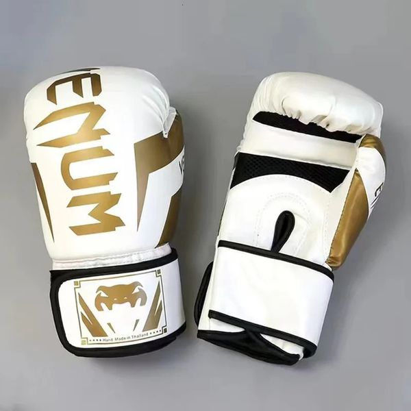 68101214oz Professionelle Boxhandschuhe PU verdickte MMA Fighting Sanda Training Handschuh Muay Thai Accessoires 231222