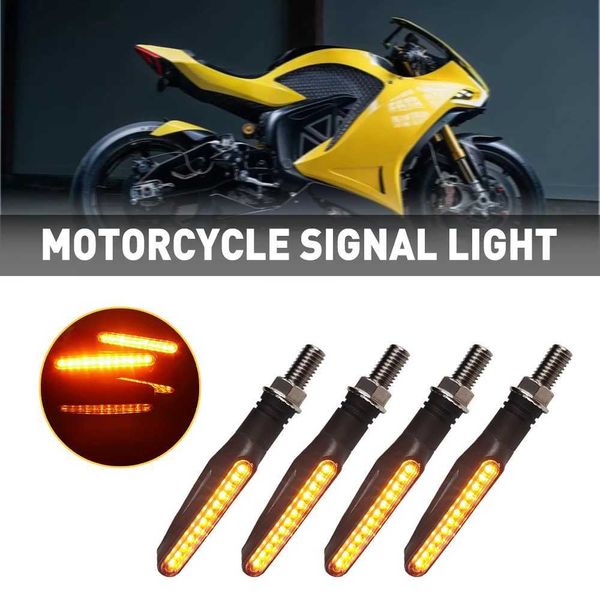 X Luzes universais do sinal de giro LED de motocicleta âmbar pisca -pisca de lâmpada de rotação lâmpada v moto indicador de moto acessórios de lâmpada