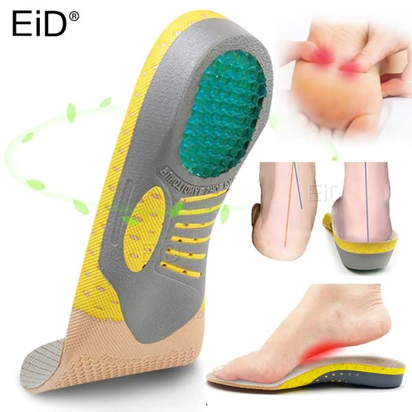 EID PVC Silikon Gel Orthopädische Schuhe Sohle Einlegesohlen flache Füße Ortische Einlegeshöhe Stützeinsätze Plantarfasziitis Fußpflege 231221