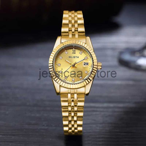 Altri orologi Sdotter Reloj Mujer 2023 Golden Quartz Orologio da donna Orologio Watch Top Brand Luxury Watch Ladies Day Orlogy Date con Boxrelogio F J231221