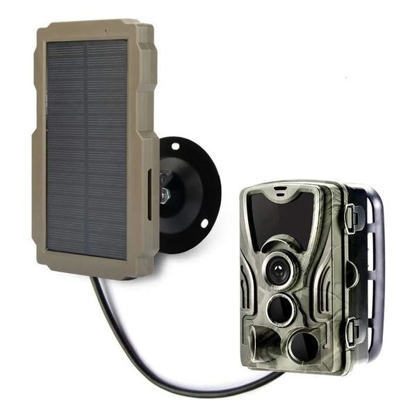 Trail Game Camera Solar Panel Комплект 3000MH 6V12V Перезаряжаемый зарядное устройство 360 ° Вращающаяся монтажная кронштейна для охоты 231222