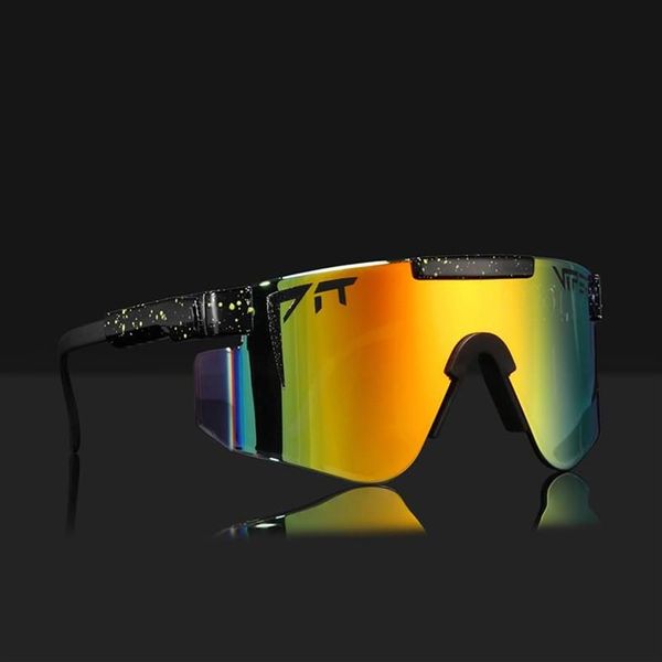 Óculos de sol Original para homens mulheres frias esportes grandes tons de qualidade ANSI Z87 1 UV400 Lens Sun Glasses com Box271L