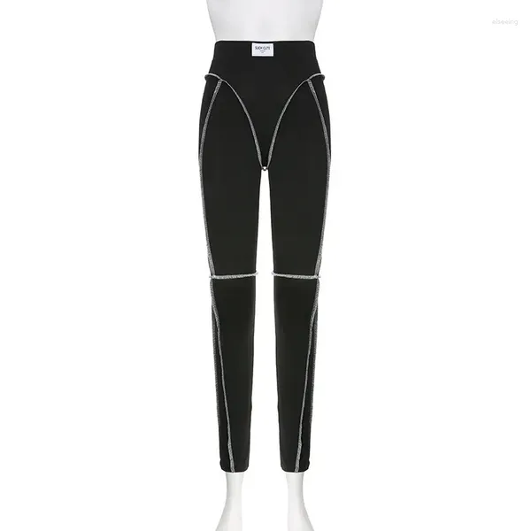 Frauenhose 2024 Mode hohe Taille gedruckt Slim Yoga Sports Persönlichkeit Großhandel