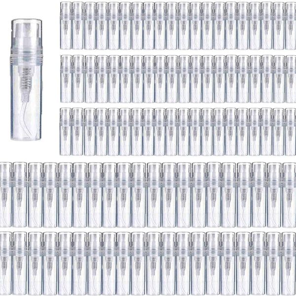 100pcs 2ml3ml5ml10ml por atacado Pequeno garrafa de perfume de pulverização de spray reabastecida separada EXPERIÇÃO DE EXPERIÊNCIA DE EXPERIÊNCIA GRANHELHA 231222