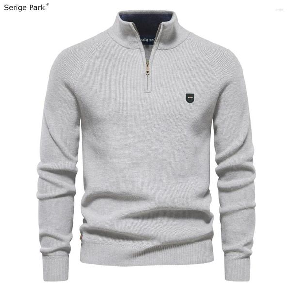 Suéteres masculinos Sweater Sweater Sweater Sweater de luxo