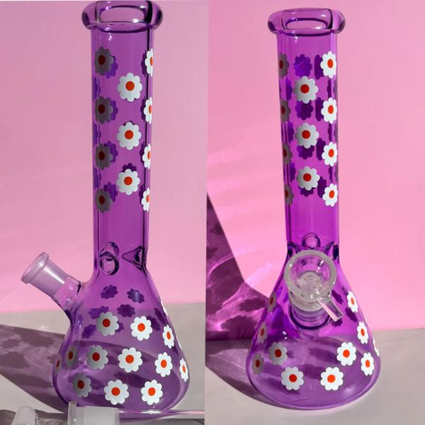 Arco -íris bong bong vidindadores fumam canos de água embriagados rigas chicha chicha bongs de água com tigela de 14 mm