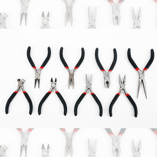 8 tipi di pinze per gioielli pinze a mano strumenti di riparazione professionale pinza per utensili in miniatura