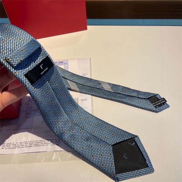 Designer Mens cravatta cravatta cravatta da uomo di lusso di seta cravatte per matrimoni cravate di alta qualità