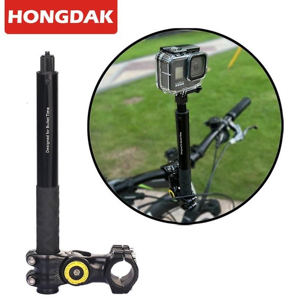 Motosiklet gideri montaj görünmez ayar selfie sopa bisiklet monopod GoPro DJI Insta360 One R kamera aksesuarı 231221