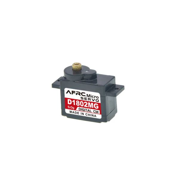 D1802mg 8g Copo oco Garra de servo digital Gear de metal f3p Plano pequeno / servo de pequenos carros para carros RC / RC Drone / Robot Peças